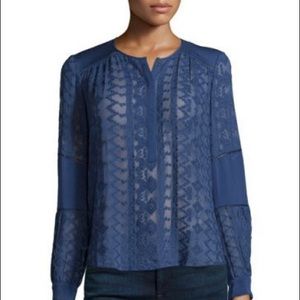 Rebecca Taylor lacy button up